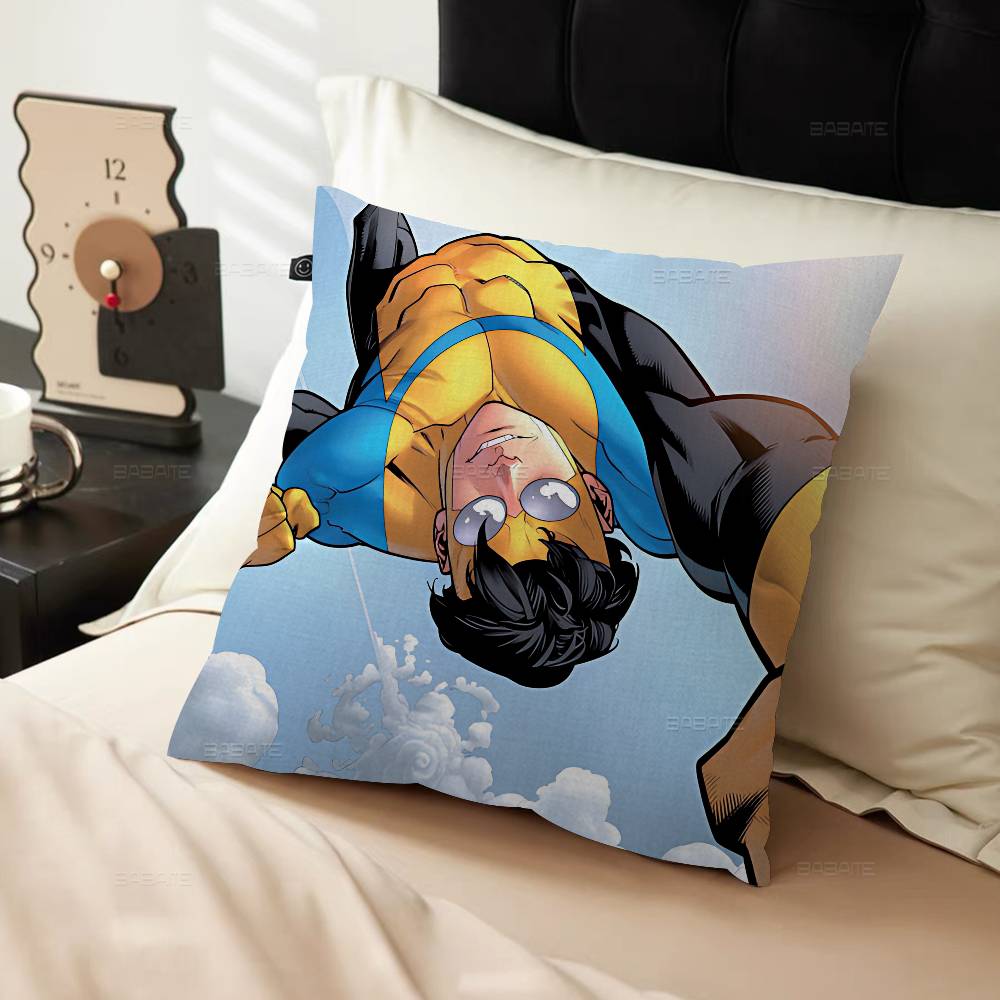 Animation IInvincibles Cushion Cover Car Throw Pillow Case For Sofa Car Christmas Gift xcm xcm