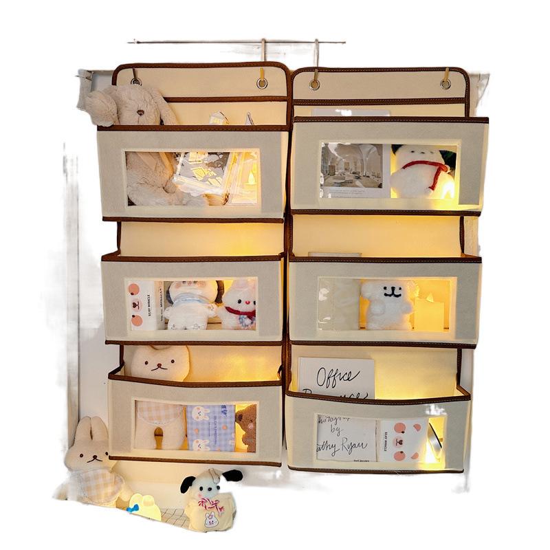 Прикроватная подвесная сумка для хранения для общежитий и нижних ярусов - крепление без сверления