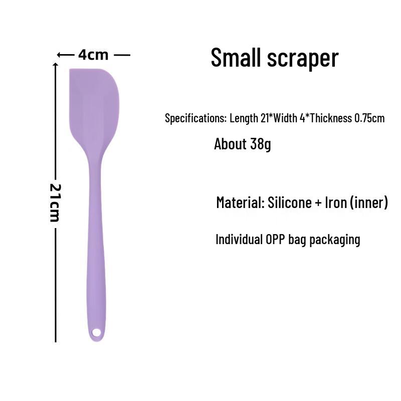 ZISIZ Silicone Baking Scraper & Spatula