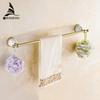 Single Towel Bars Silver and Gold Finish Towel Holder Towel Rack Solid Brass Material Bathroom Accessories Bath Hardware Set5210