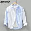 Корейская мода с длинным рукавом мужская рубашка молодежный уличный стиль пэчворк рубашки повседневная чистый хлопок мягкая и удобная мужская одежда