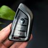 Прозрачный чехол из ТПУ для автомобильного ключа BMW - Совместим с моделями 1/3/5/X, I | Черно-белый цвет | Защитный чехол для брелока