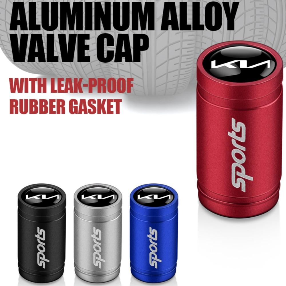 Car Tire Valve Caps Tyre Rim Stem Covers Decorative For KIA Rio Ceed Sportage Cerato Soul Sorento Picanto Optima Auto Accessorie CP6