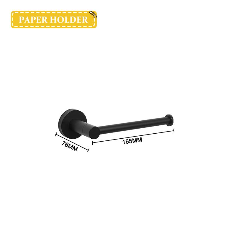 Матово-черная фурнитура для ванной комнаты из нержавеющей стали 304, держатель для полотенец, держатель для туалетной бумаги, держатель для жидкого мыла, вешалка для полотенец, туалетные принадлежности
