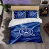 Portsmouth FC Themed Bedding 3Pcs Duvet Cover Set Decorative Bed Linen For Teen Room Home Decoration