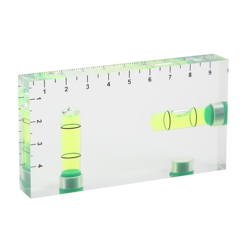 Two Dimensional Horizontal Bubble Level Portable Two Way Integrated Level for Picture Frame