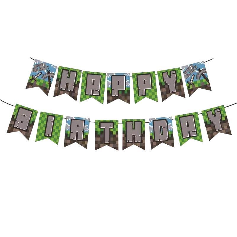 Durable Pixel Wars Party Supplies Set For Exciting Halloween Decorations
