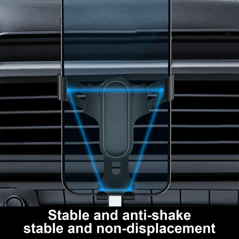 Car Phone Holder Mount Gravity Phone Mount Holder For Car Vent Air Vent Clip Never Blocking Cellphone Holder