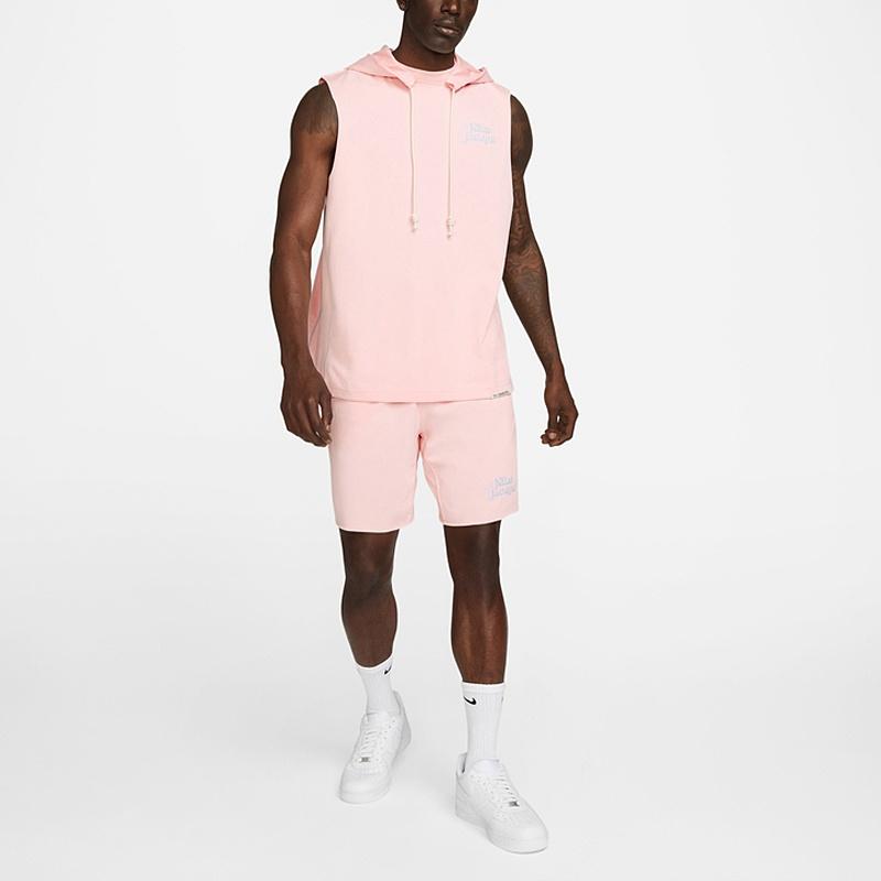 Nike Dri-FIT Standard Issue Solid Color Sleeveless hooded Vest Large Pink Men's DH7442-610