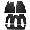 Резиновые коврики (7-местный, Premium) для Tesla Model X
