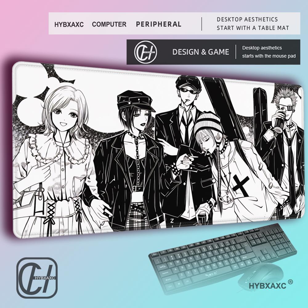 HYBXAXC Anime NANA smoke Mouse Pad PC accessories carpet Desk Mat Cute Extended Gaming Keyboard Protective Mats Gamer Mousepad