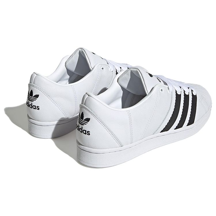 Adidas Originals Superstar Comfortable Non-Slip Wear-Resistant Low-Top Sneakers Unisex Sneakers White Black ID2552