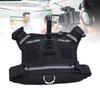Dog Harness Mount for Action Camera Nylon Chest and Back Fixation Pet Harness Camera Mount Vest for Large Medium and