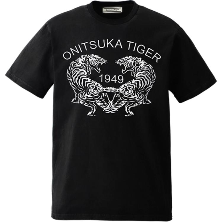 ONITSUKA TIGER Футболка Унисекс Черная 2183b458-001