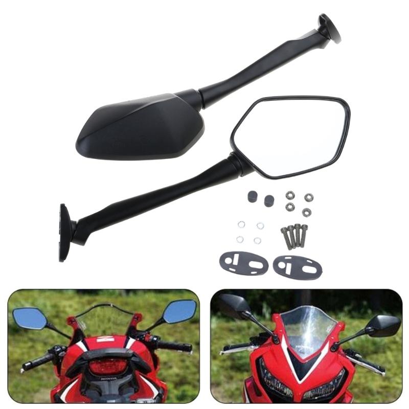 2x Motorcycle Modified Handlebar Reversing Rear View Mirror For CBR300R CBR650R