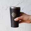 Pair Tumbler Beer Tumbler Cup Pair Insulated Stainless Steel Vacuum Insulated Double Structure 350ml Traditional Japanese Pattern [Dolce Duo] (Gift