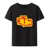 Classic Check Engine Automotive Repair Engineer Print T Shirt UnisexCasual Streetwear Tops Funny Car Culture Tee Shirt