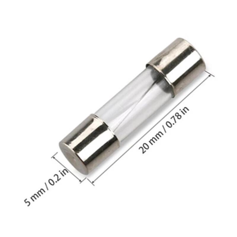 XIZUO Automotive Glass Tube Fuses (100-Pack)