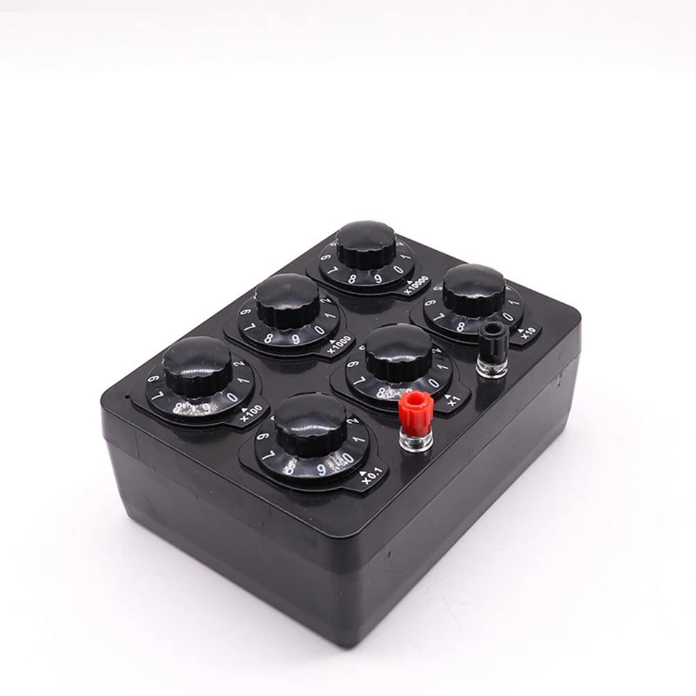 АВКВЭВН 0-99999.9 Ом Простой магазин сопротивлений, Прецизионный переменный декадный резистор, Учебное пособие, Учебный магазин сопротивлений