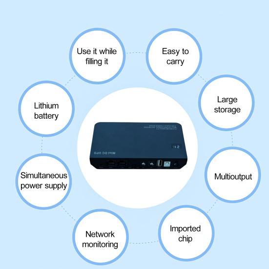 Бесперебойное резервное питание Многовыходная конструкция Интеллектуальная система мониторинга Защита от перезарядки ИБП Маршрутизатор Резервное копирование