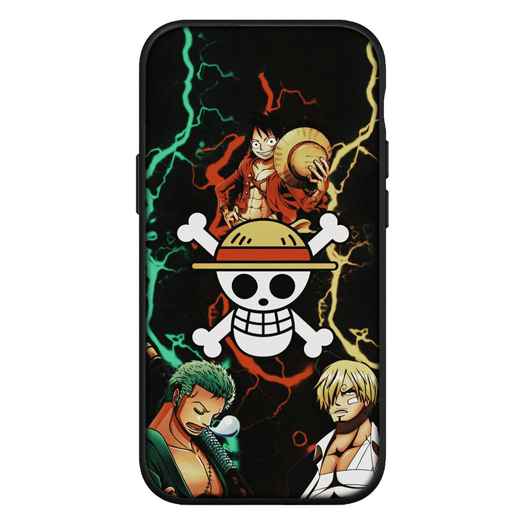 Чехол для iPhone 16 15 Xiaomi Redmi Note 14 13 12 11 Pro Max X 8 9 16e Samsung Galaxy S25 S24 S23 Moto OPPO Huawei Comics One Piece Luffy Phone Case