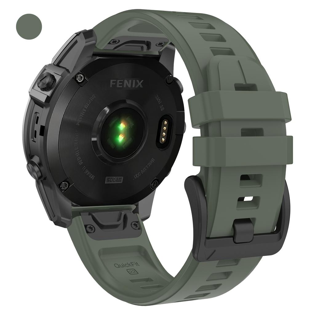22 мм 26 мм Резиновый ремешок для Garmin Fenix 8pro 47 мм 51 мм E 7X 7 6X 6 5 3HR/Forerunner 970 965/Instinct 3 2X QuickFit Официальный ремешок