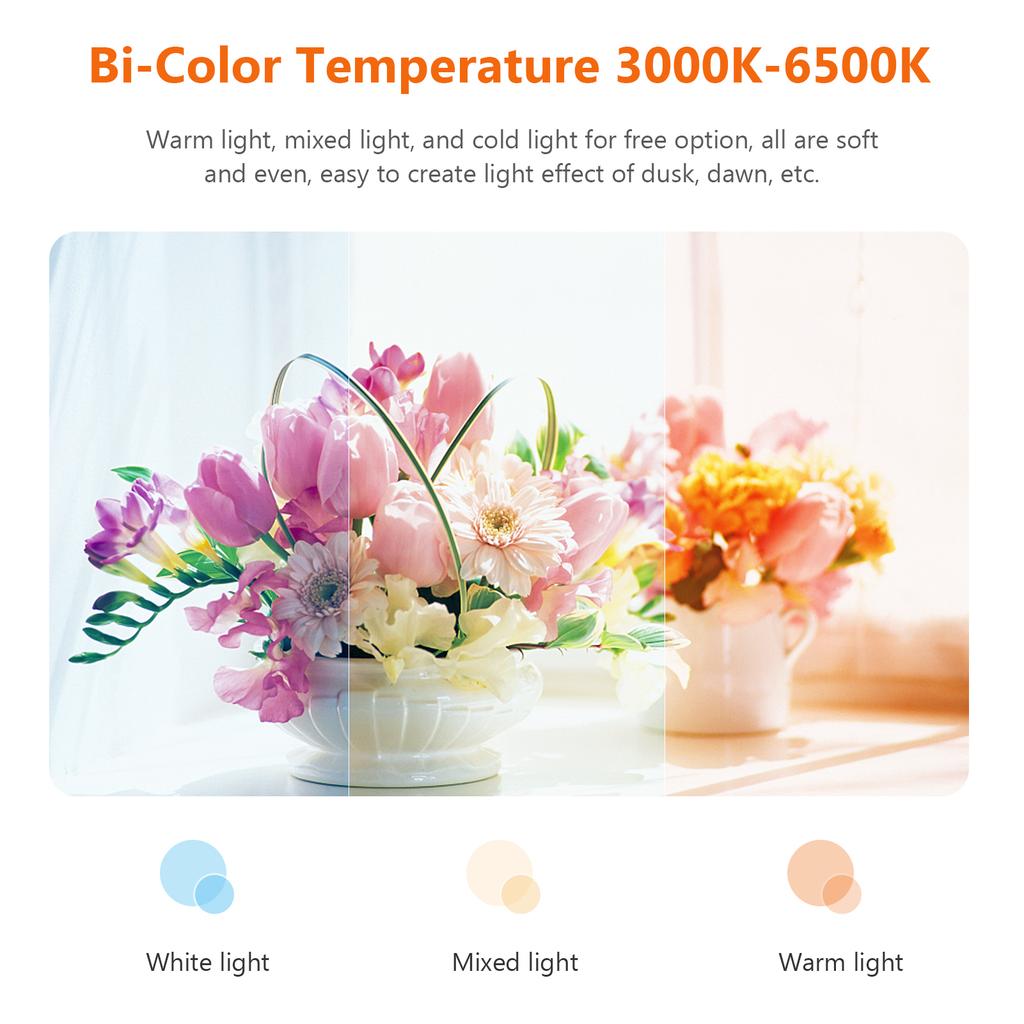 Andoer 20 Вт красочный ручной светильник RGB с палочкой для профессионального фотографического освещения 300 яркий свет