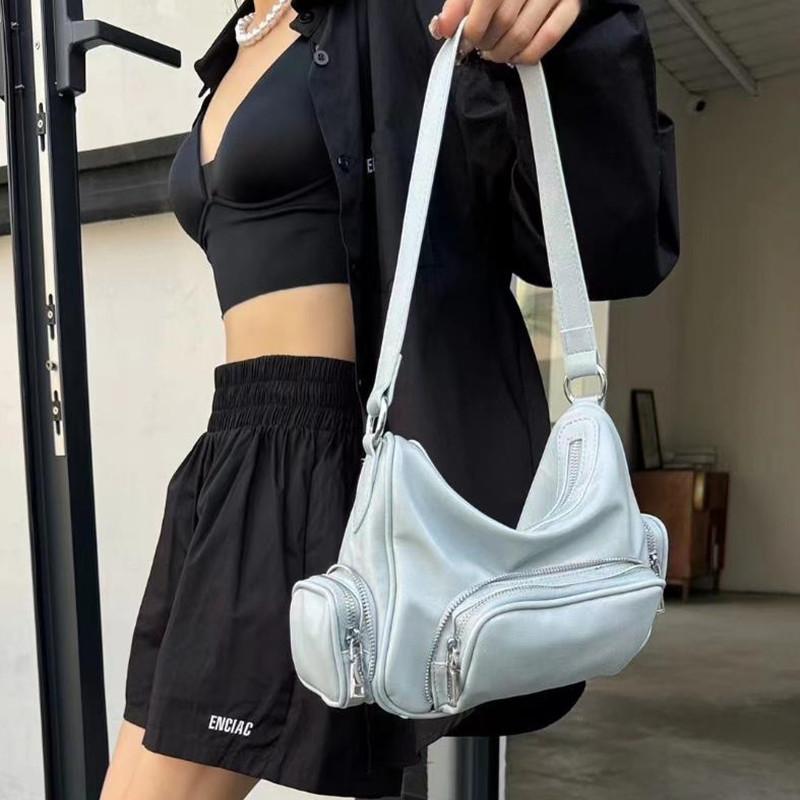 Женская сумка через плечо из искусственной кожи с множеством карманов, мягкая сумка-мессенджер