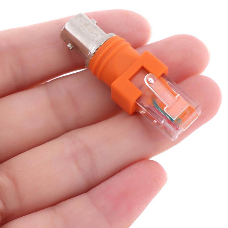1 шт. BNC Female To Rj45 Male Coax Barrel Coupler Adapter