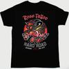 Rose Tattoo - Рок-н-ролльная группа 2025 короткий рукав черная футболка KV34397 Унисекс футболка