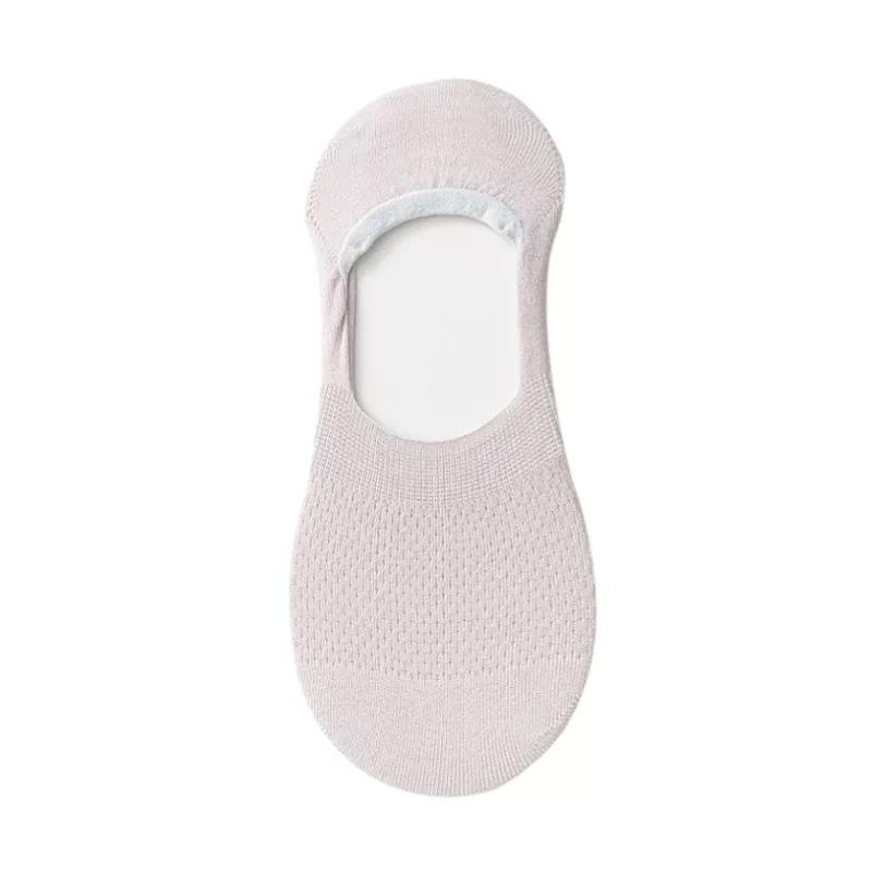 Летние ультратонкие дышащие носки-тапочки однотонные с низким вырезом носки-лодочки силиконовые противоскользящие невидимые носки EMA