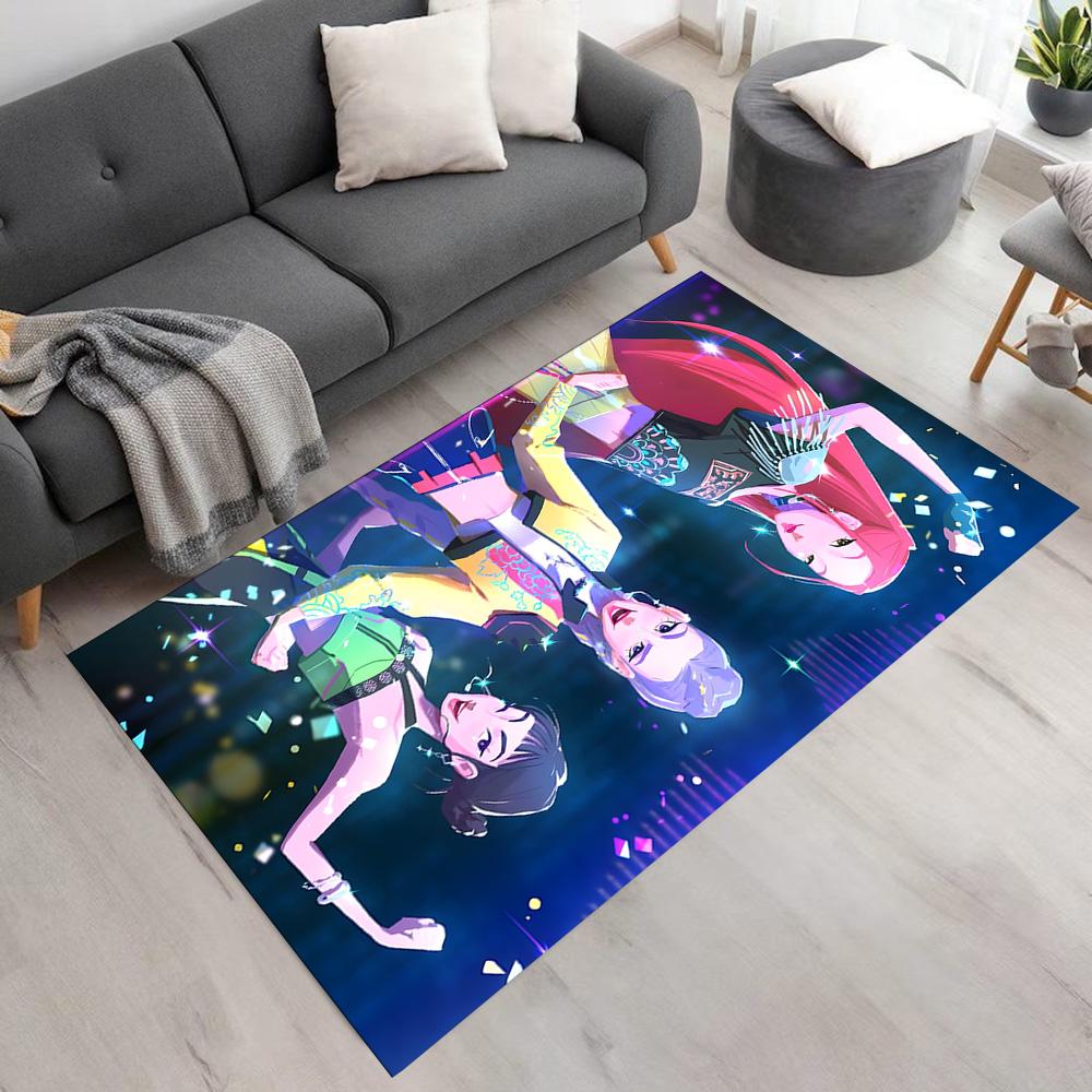 Fantasy Warrior Portraits Area Rug Perfect for Bedrooms Balcony Playrooms Foyer Anti-slip Rug Decorate Offices
