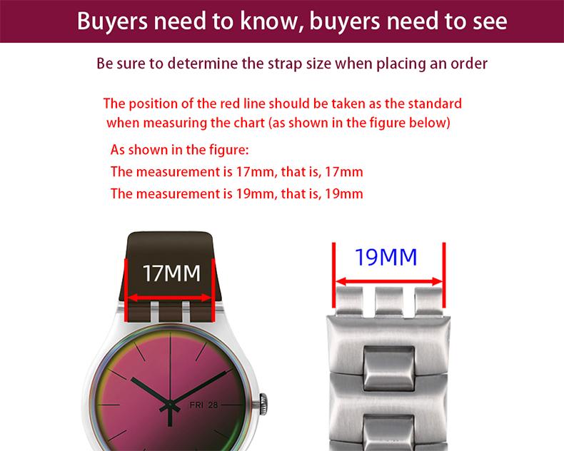 23мм316 Сплошной браслет из нержавеющей стали Для часов Swatch YCS YAS YGS IRONY Браслет Ремешок Металлический Наручный Серебристый Черный Браслеты