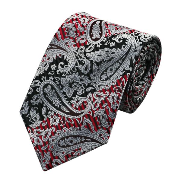 Hi-Tie Mens Silk Tie Paisley Necktie Handkerchief Cufflinks Set for Party Wedding Business