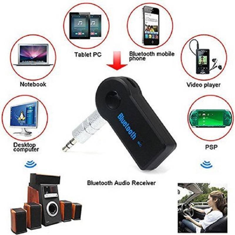 Вспомогательный Bluetooth-приемник Беспроводной адаптер для автомобильной аудиосистемы
