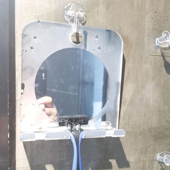 1 комплект зеркала для душа с присоской, настенное акриловое противотуманное зеркало для макияжа для бритья для ванной комнаты