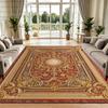European Persian Retro Style Living Room Carpet Non-slip Soft Plush Decoration Bedroom Mat Washable Easy Clean Office Luxury Rug