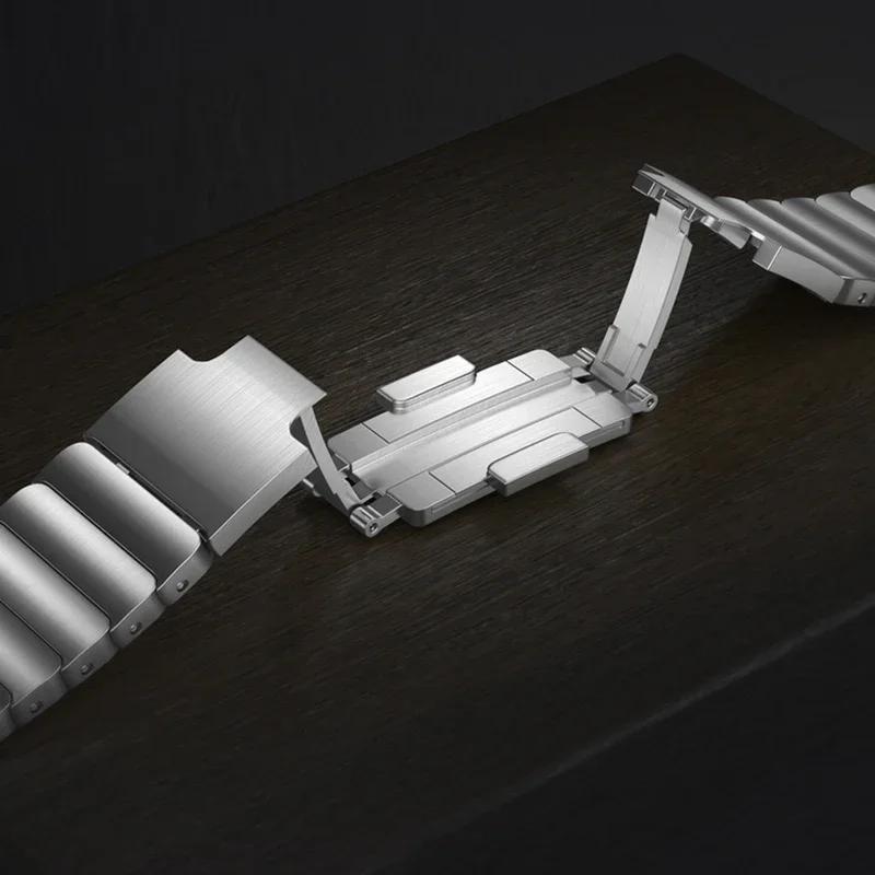 Роскошный ремешок из нержавеющей стали для Huawei Watch GT4 3 GT2 Pro/GT 2e/GT2 3 Honor Watch GS Pro Металлический браслет для Huawei Watch 3 4 Pro Magic Watch 2