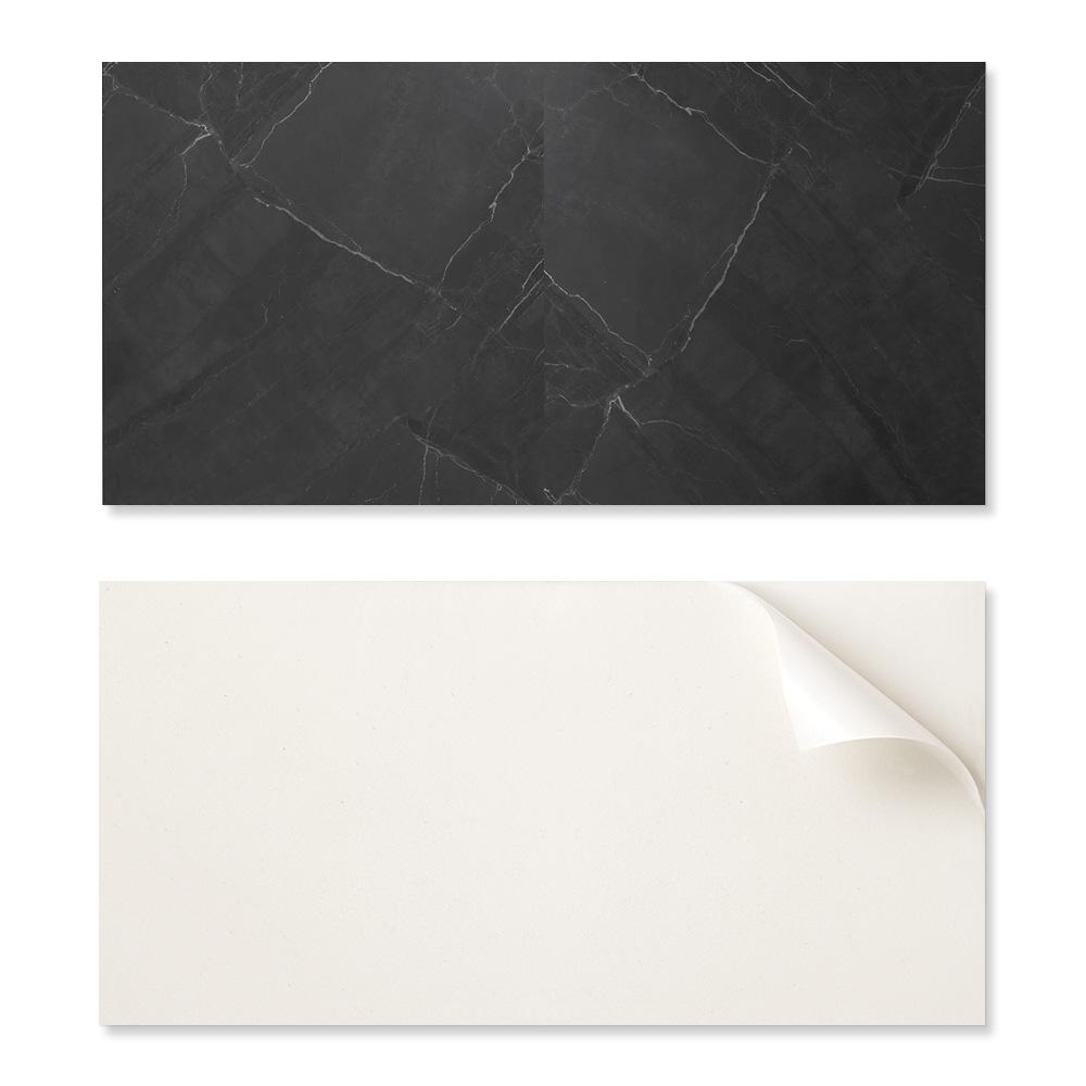 Samoprzylepna Dekoracja Z Grafiką Do Biura Lub Gabinetu 120X60 Cm Elegancki Wzór Marmuru