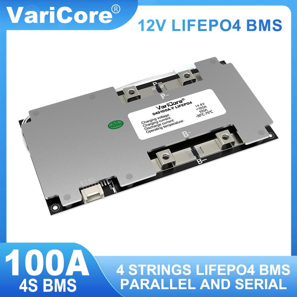 VariCore 4S 12 В 100 А BMS LifePo4 Car Start Power Balance Car Start литиевая батарея Защитная плата