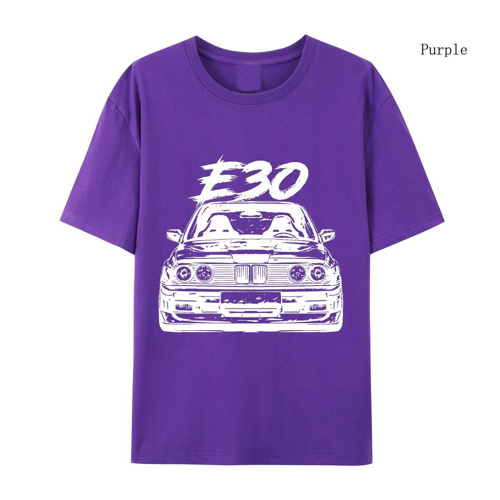 Женская футболка с изображением автомобиля E30 Весна Осень Женская футболка с изображением автомобиля E30 Топы Эстетическая одежда Модная женская футболка с изображением автомобиля E30