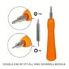 Screwdriver For Ring Doorbell, T6 T15 Bit Screwdriver For Ring Video Doorbell,Doorbell Pro And Elite Battery Change, Wifi Password Reset Access