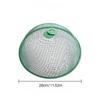 Breathable Mesh Food Protector Round Anti-flying Dish Cover Portable Dustproof Lid for Home Outdoor Kitchen Use