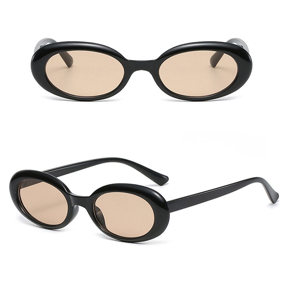 Eyewear Gothic Glasses Streetwear Women's Sunglasses Retro Oval Sunglasses Shades Small Frame