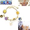 Новое поступление Аниме Ван Пис Луффи Панджа Дора Металлический браслет с бусинами Оптом