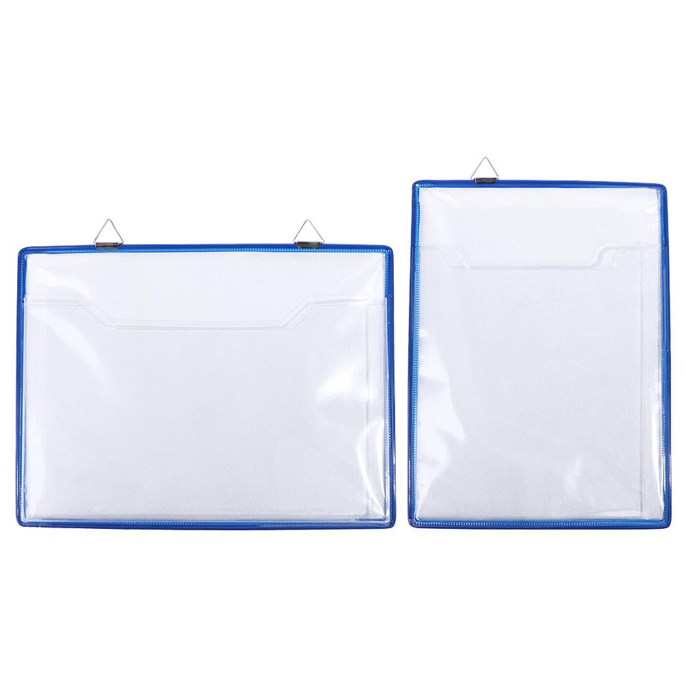 Plastic File Folder Waterproof Document Storage Bag Portable A4 Receipt Organizer Home