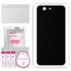 apgo Protective Skin Sticker for the Back Compatible with ZTE Blade A512, Wrap Film, Foil, Vinyl - Pattern Matte Black