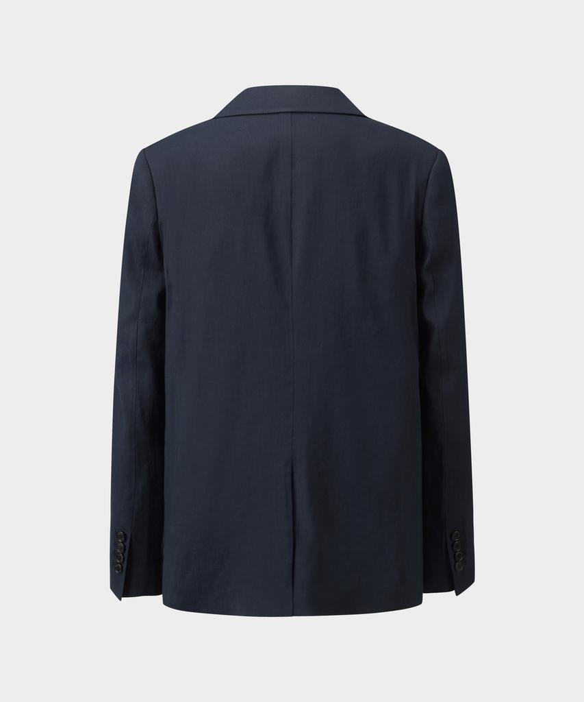 Brooks Brothers [Women'S] Linen Single Jacket (Dark Navy) (Bbjswbg101)