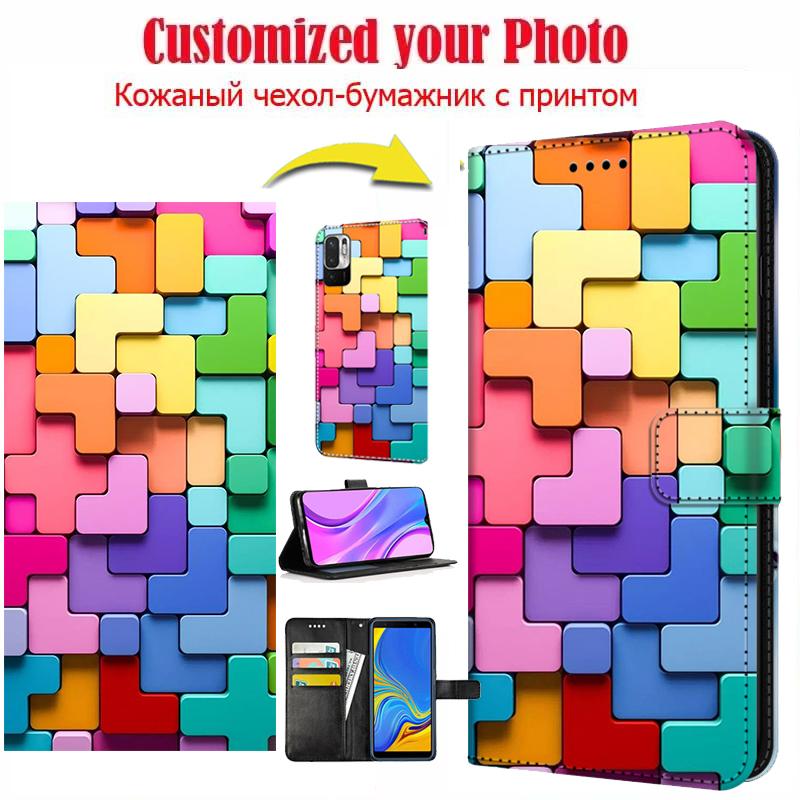 Customized DIY Phone leather Case For Moto G54 G84 G24 G14 G04 G42 Edge 50 Fusion Moto G Stylus 2022 2023 Wallet Custom leather