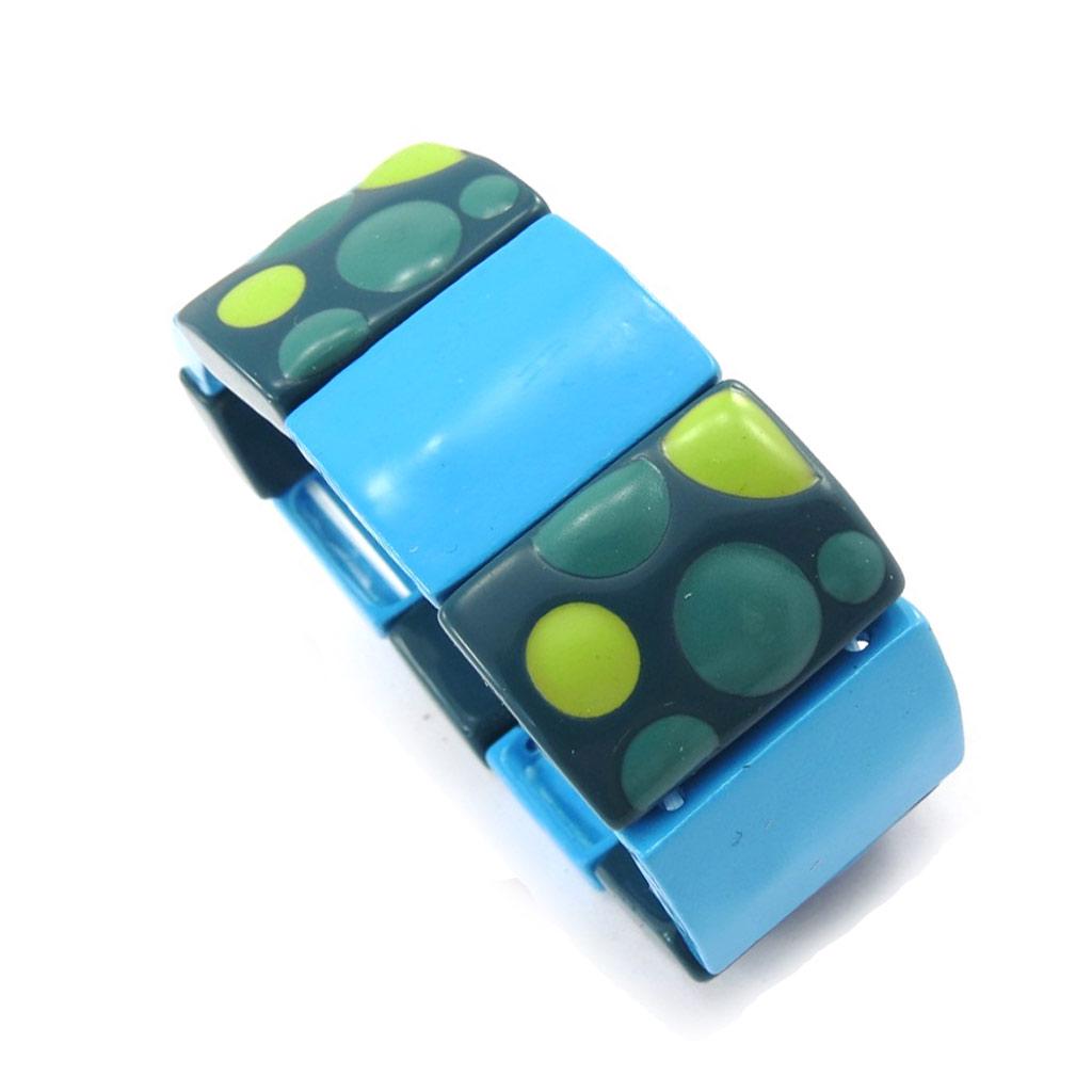 NOA [K0206] - Дизайнерский браслет Coloring сине-зеленого цвета